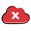 Cloud barré icon