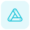 외부-경고-간판-삼각형-삼면-결합-교통-트리톤-탈-리바이보 icon