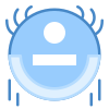robot-aspirador-trabajando icon