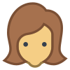 User Female Skin Type 4 icon