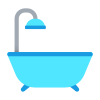 Dusche und Badewanne icon