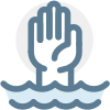 Drowning icon