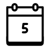 Calendrier 5 icon