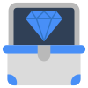 外部-Diamond-gaming-vectorslab-flat-vectorslab-3 icon