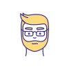 Person In Eye Glasses icon