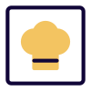 Famous chef for a family restaurant cap icon