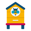 external-bee-hive-farm-flaticons-flat-flat-icons icon