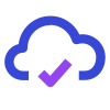 Cloud check icon