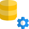 Internal settings and preferences of an office local storage server device icon