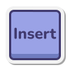 chave de inserção icon
