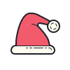 Sombrero de Santa Claus icon