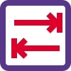 Tab, leftwards arrow to bar over rightwards arrow to bar icon