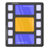 externo-Film-Strip-theater-smashingstocks-flat-smashing-stocks icon