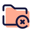 폴더 삭제 icon
