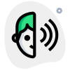 无线网络的外部管理访问隔离在白色背景人工绿色tal-revivo icon