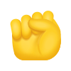 emoji del pugno alzato icon