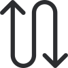 Zigzag Arrow icon