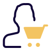 Externer-Kauf-eines-Lebensmittelartikels-online-auf-E-Commerce-Website-closeupman-solid-tal-revivo icon