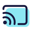 Elenco de Chromecast botão icon