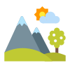 Frühlingslandschaft icon