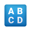 Eingabe-Latein-Großbuchstaben-Emoji icon