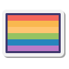 Bandera LGBT icon