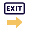 Exiting from national highway lane traffic road signal icon