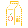 Karton-Orangensaft icon