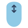 Maus scrollen icon