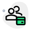 Financial information of a group of peers layout icon