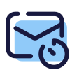 Mail per timer icon