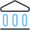 은행 빌딩 icon