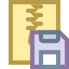 Zip-Archiv speichern icon