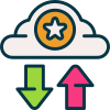 transfer cloud icon