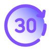 Avancer de 30 icon