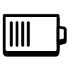Media carga de la batería icon