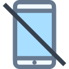 No dispositivi mobili icon