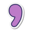 Comma icon