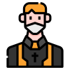 Pastor in Mask icon