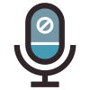 Microphone bloqué icon