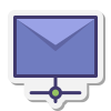 Red de correo icon