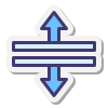 Fractura vertical icon