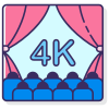 4k Film icon