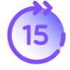 Skip Ahead 15 Seconds icon