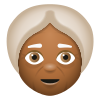 老妇人中深色肤色 icon