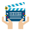 Clapperboard icon