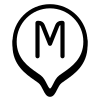 Marker M icon