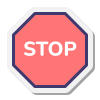 Panneau stop icon