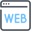 sitio web icon