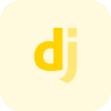 Django a high-level Python Web framework that encourages rapid development icon